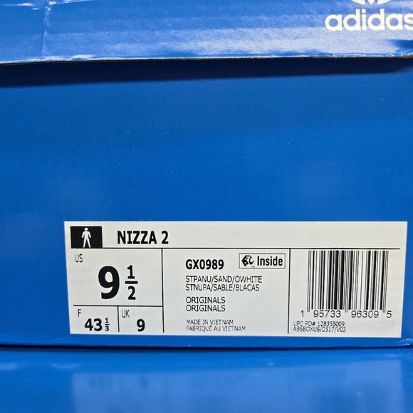 Adidas Men\'s Nizza 2 Platform GX0989 \'Pale Nude\' High Top Shoes Size 9.5 New main image 8